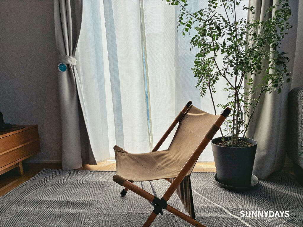 自撮り：リビング